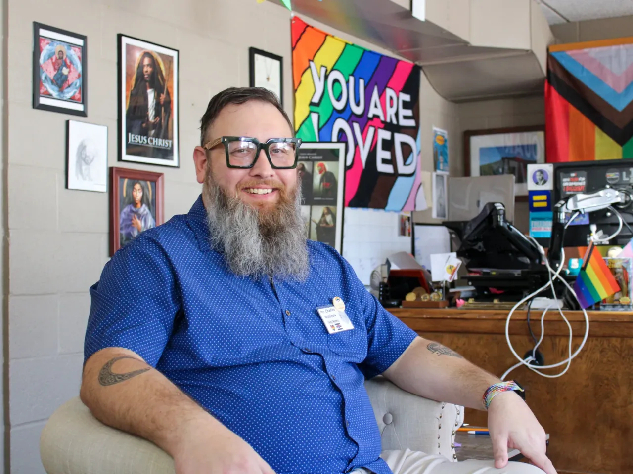 Why religious leaders are divided on transgender rights 1 Pastor Charles McKinzie in his office at Grace United Methodist Church in Kansas.