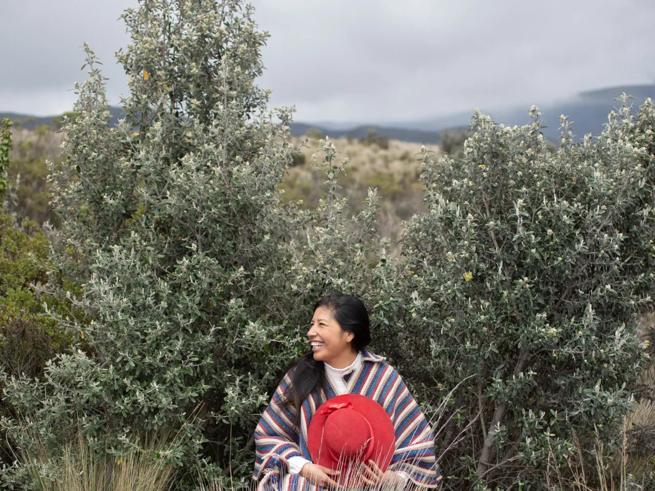 Paulina Iza Tipán, who's 36, is a guide in Ecuador's Cotopaxi National Park. She has lived near the Cotopaxi Volcano all her life and, even so, she says that every day she sees it differently. "I love it here, I will never get tired of coming here." Photographer Yolanda Escobar Jiménez adds: "When I met Paulina she spread that joy of belonging to a place, of being happy where she is and with what she does. She loves to show tourists her place in the world."