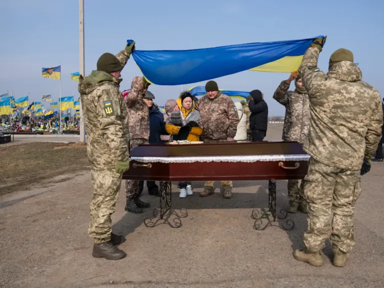 Ukrainians in front-line regions reel from losses, but say hope dies last for them