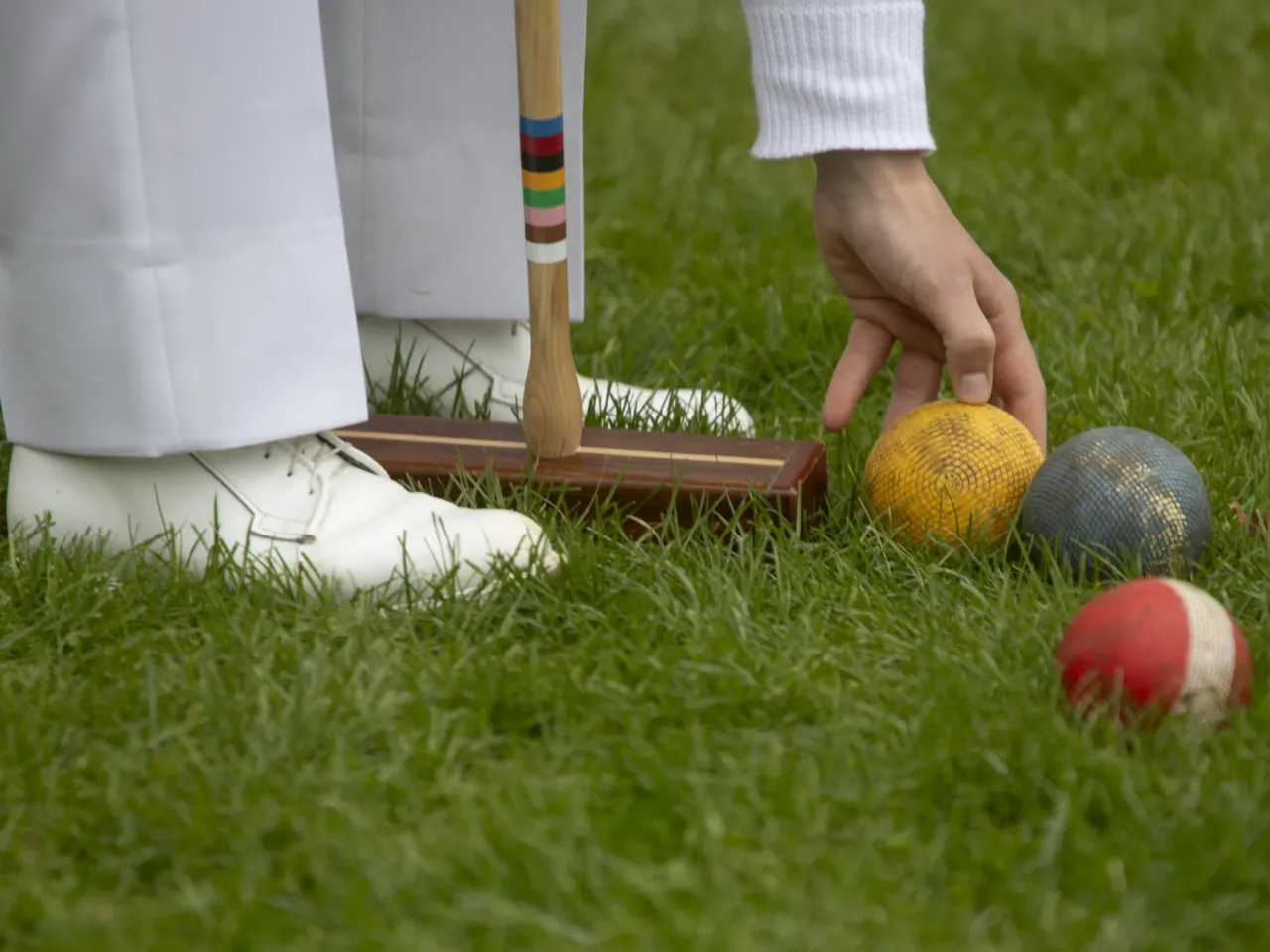 'The lawn giveth and the lawn taketh away': Photos from the 41st Annapolis Cup 5 The 41st annual Annapolis Cup croquet tournament was held on April 5 at St. John's College between the Johnnies and the neighboring U.S. Naval Academy team. Thousands donned fancy dress to attend the event, which included not only croquet, but swing dancing, a New Orleans-style brass band and choral singing.