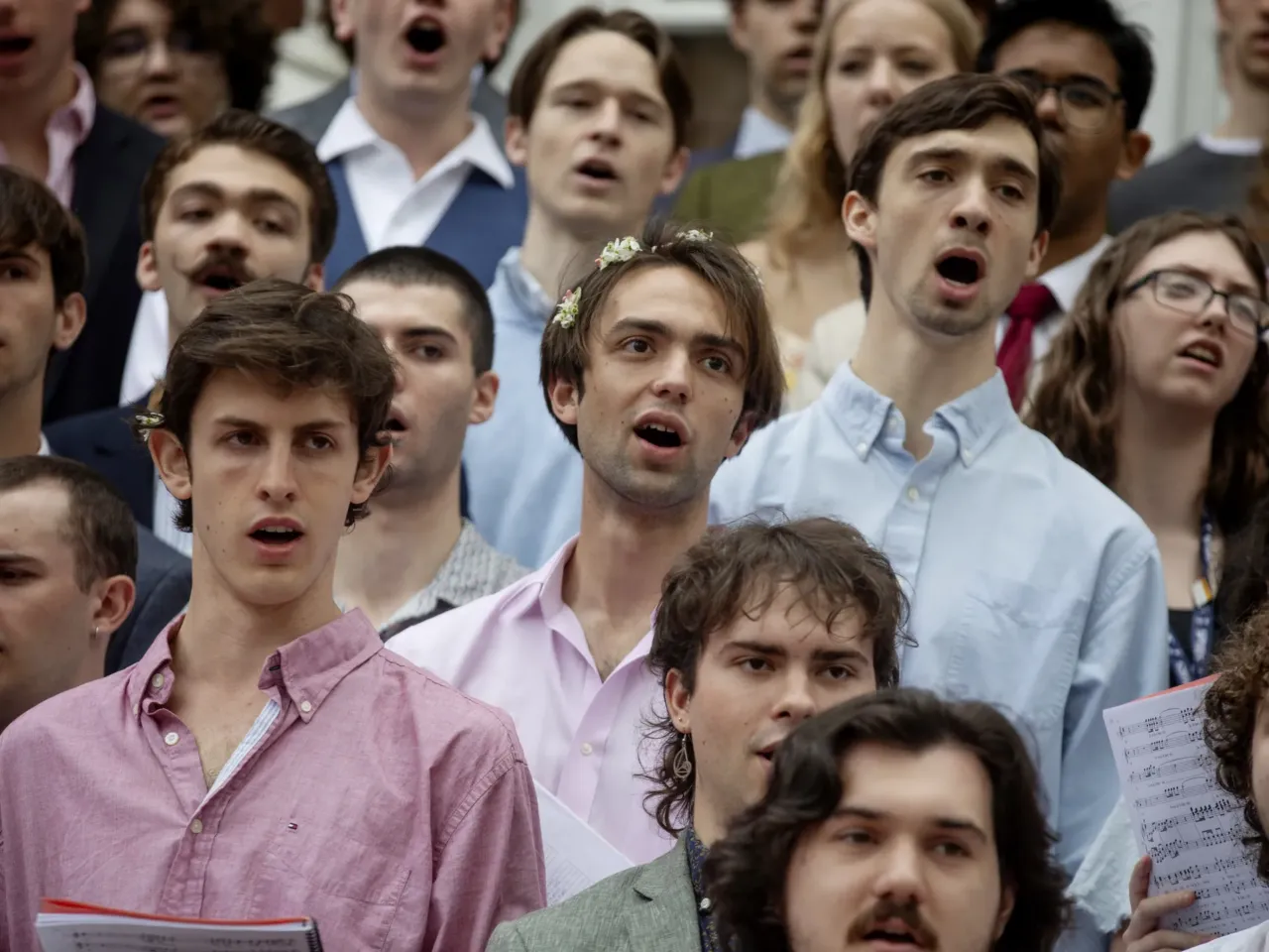'The lawn giveth and the lawn taketh away': Photos from the 41st Annapolis Cup 17 The St. John's College Freshman Chorus performs before the start of the Annapolis Cup.
