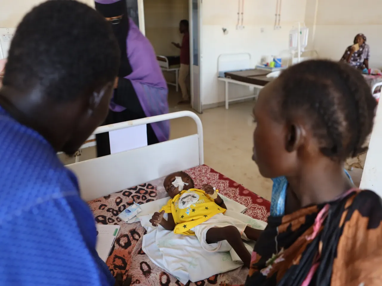 Photos: 2 years of war in Sudan 7 A child is treated for malnutrition at Rifa's Hospital in Gezira state, Sudan, on Oct. 9, 2023.