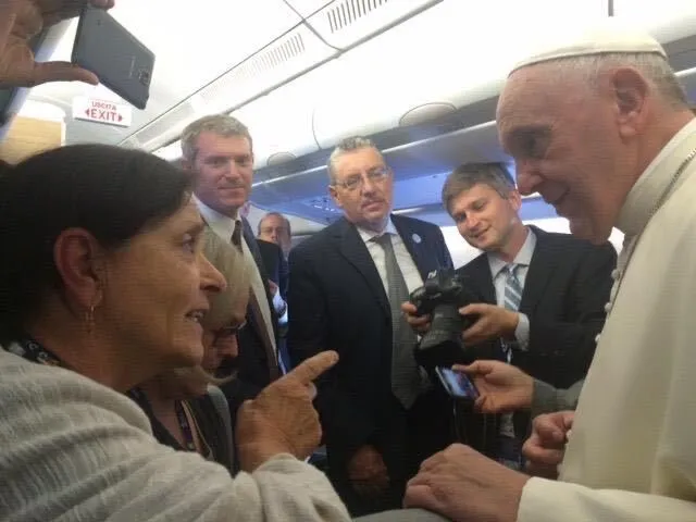 The time NPR’s Sylvia Poggioli came face-to-face with Pope Francis