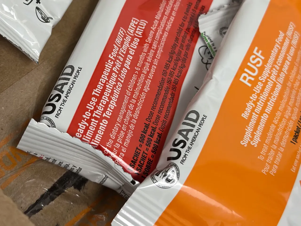 Plumpy'Nut bars manufactured at the Edesia Nutrition plant in Rhode Island. Has the "ready-to-use therapeutic food" — credited with an 80 to 90% recovery rate among malnourished children — been caught up in the U.S. aid cuts?