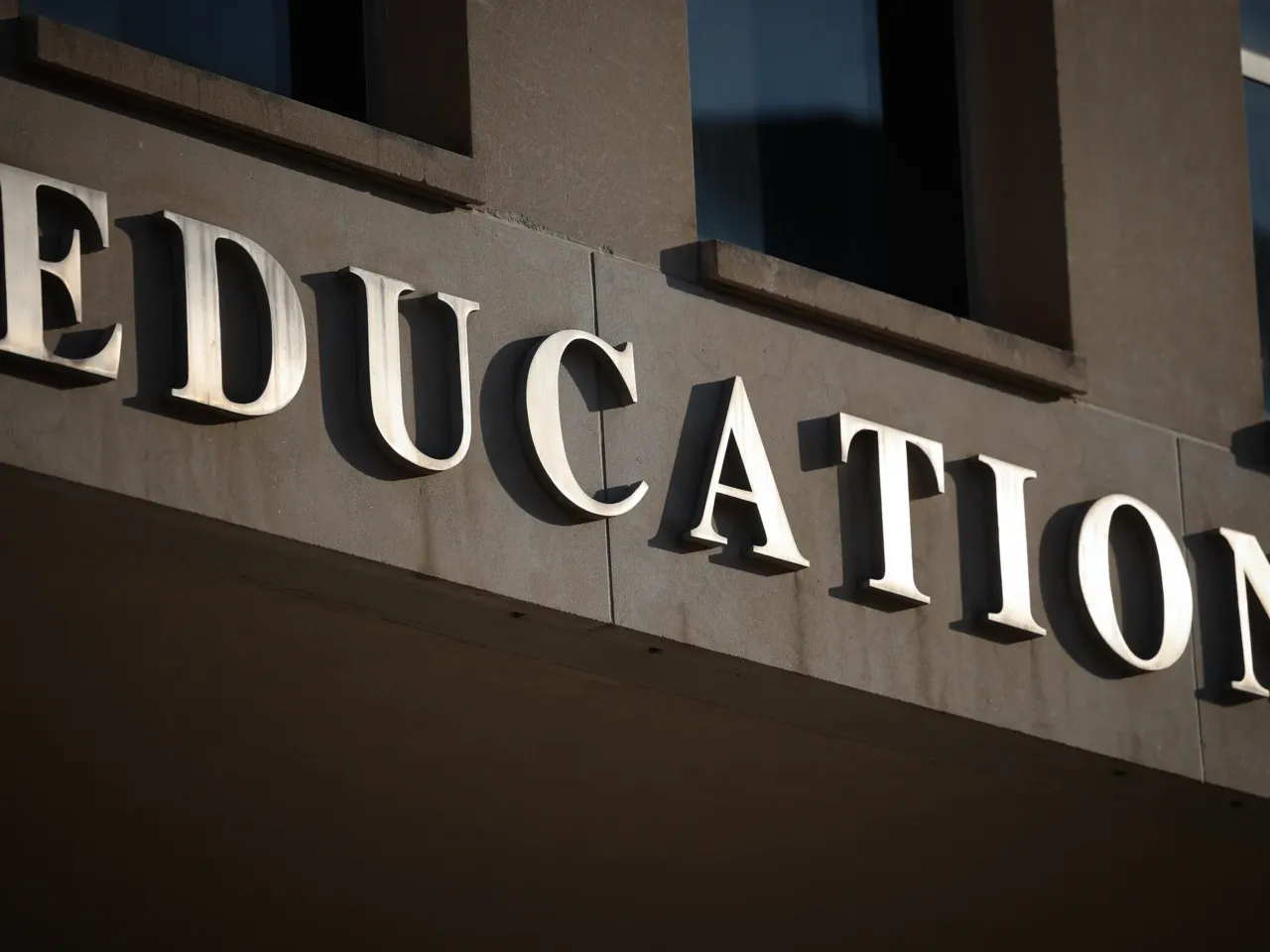The headquarters of the U.S. Department of Education shown on March 12, after the Trump administration announced mass layoffs.