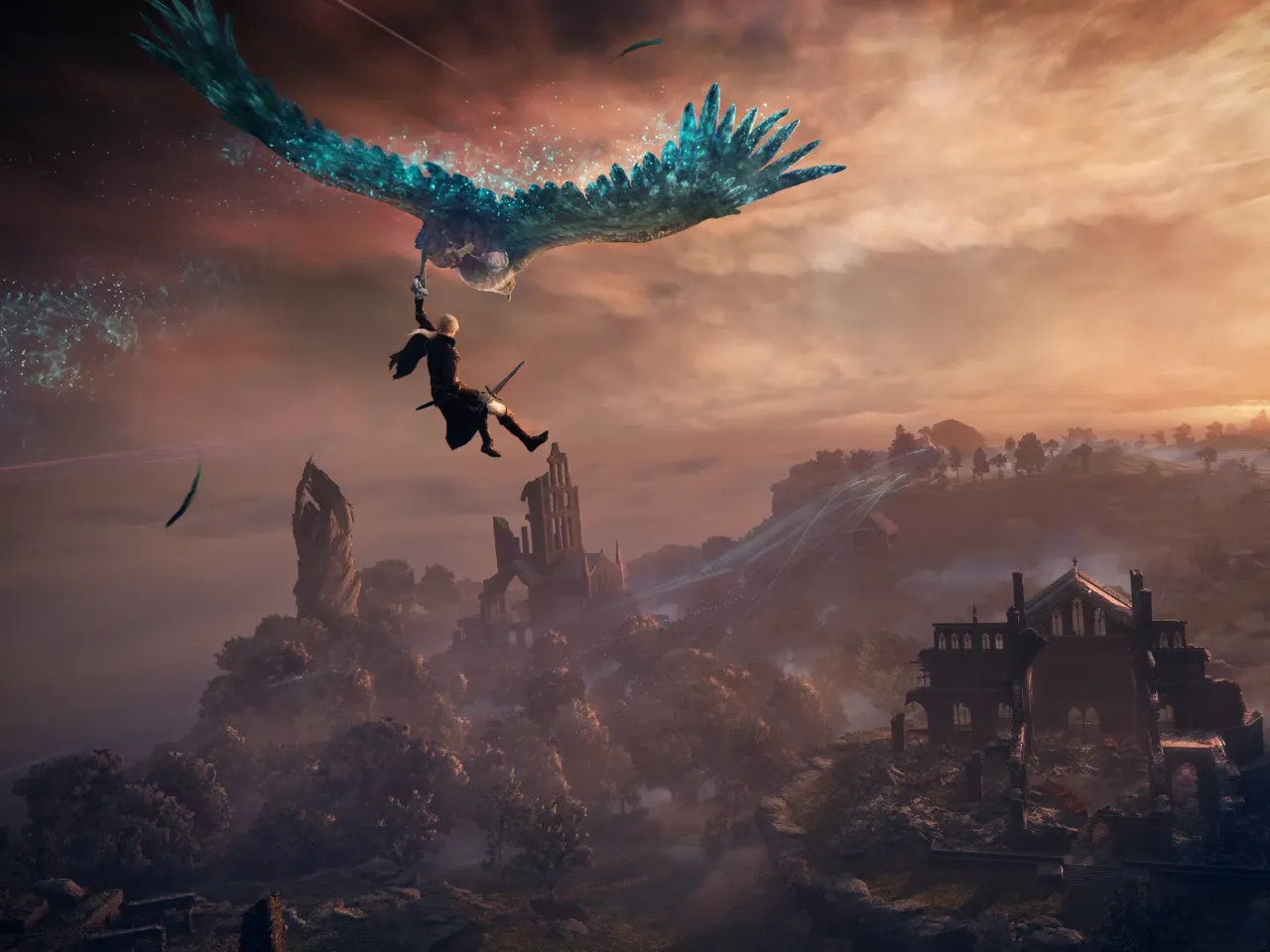Air-drop, Fortnite-style, into Limveld, Nightreign's miniature Elden Ring world.
