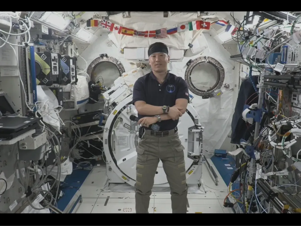 Navy SEAL-turned-doctor-turned-astronaut says he had a clear motivator — serve others 2 NASA Astronaut Jonny Kim talking to Morning Edition over Zoom while on the International Space Station.