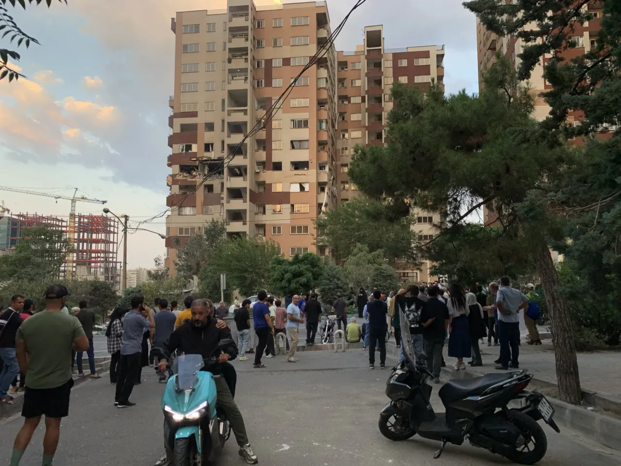 Israel strikes Iran and braces for retaliation 1 A view of a damaged building on Farahzadi Boulevard in the Iranian capital, Tehran, following the Israeli attack, on June 13, 2025.