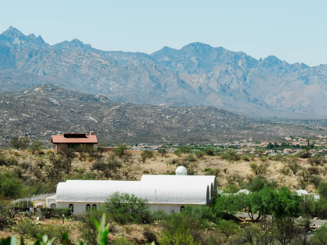 Inside the evolution of Biosphere 2, from '90s punchline to scientific playground 1 Part of the Biosphere 2 complex in the Santa Catalina foothills on June 20, 2025,in Oracle, Ariz., U.S.