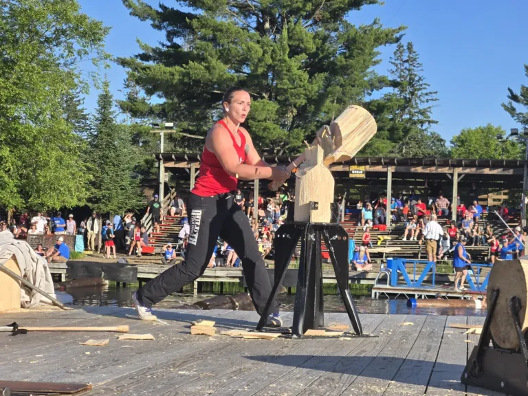 Hit the road, Jack! Lumberjills chip their way into timber sports