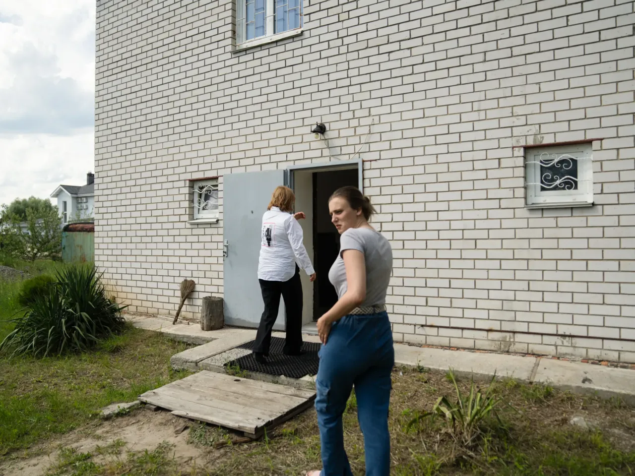 Millions of Ukrainians abroad hope to return home once Russia's invasion ends 1 Kazakova follows her mother into the home where she's staying in a suburb outside Kyiv. She recently had back surgery and is recovering as she waits for her documents to go back to Prague, where she lives and also works for a logistics company.