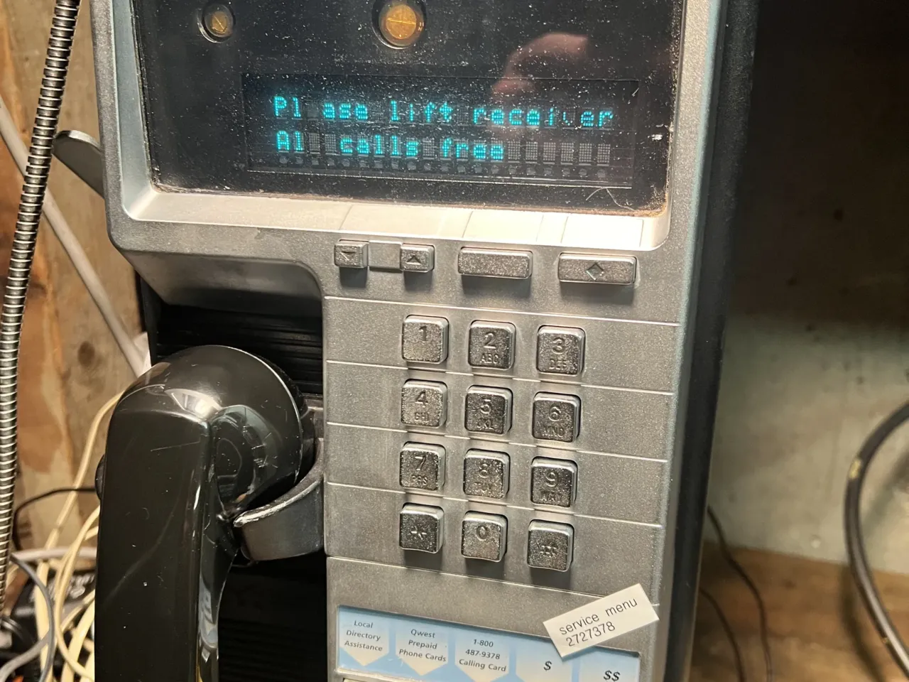 An engineer restores pay phones for free public use 1 One of Schlott's pay phones in his home workshop.
