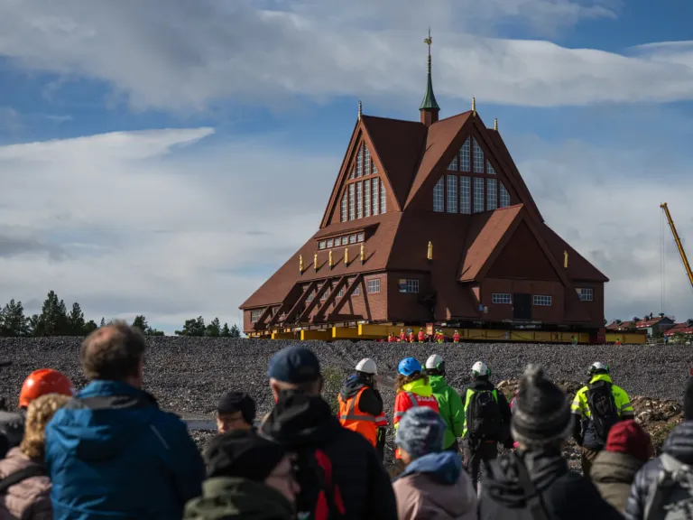 Why a 113-year-old, wooden church in Sweden was rolled away