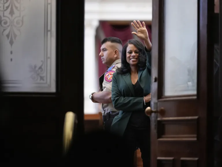 Texas state Rep. Nicole Collier on staying in statehouse after refusing police escort