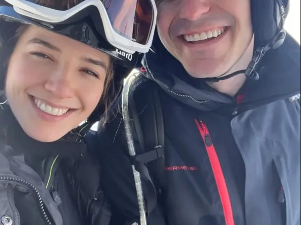 A New York woman dug for 3 weeks to find her own engagement ring diamond 1 Fox with her boyfriend, Trevor Ballou.