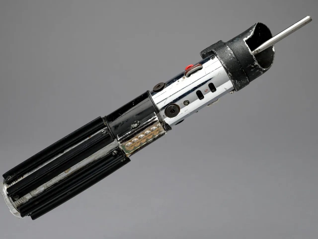 Darth Vader's lightsaber, used in "The Empire Strikes Back" and "Return of the Jedi", is up for auction in September.