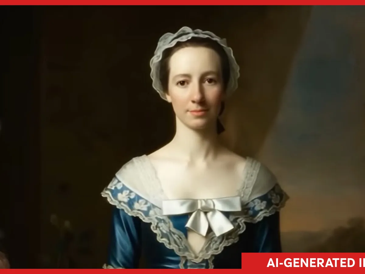 'Founders Museum' from White House and PragerU blurs history, AI-generated fiction 1 An AI-generated image of Revolutionary writer Mercy Otis Warren is part of an exhibit that is on display near the White House.