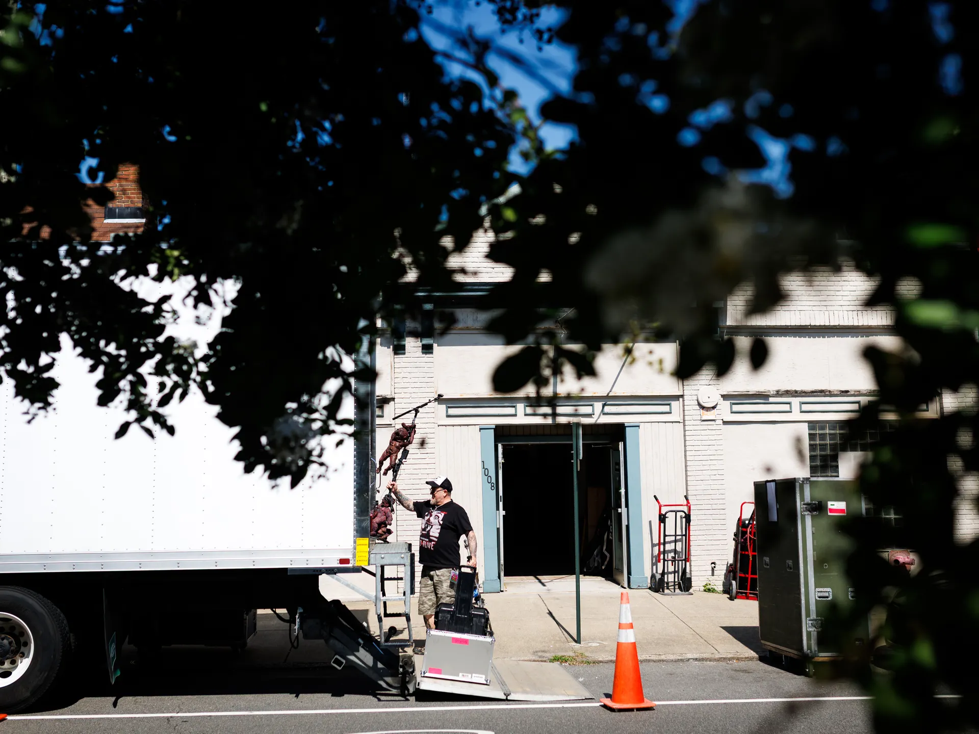 Joy and happiness radiate when GWAR and Lamb of God return to Richmond 7 Casey Orr, a human thrall for Beefcake the Mighty, is seen loading a truck ahead of a GWAR performance in Richmond on July 24, 2025.