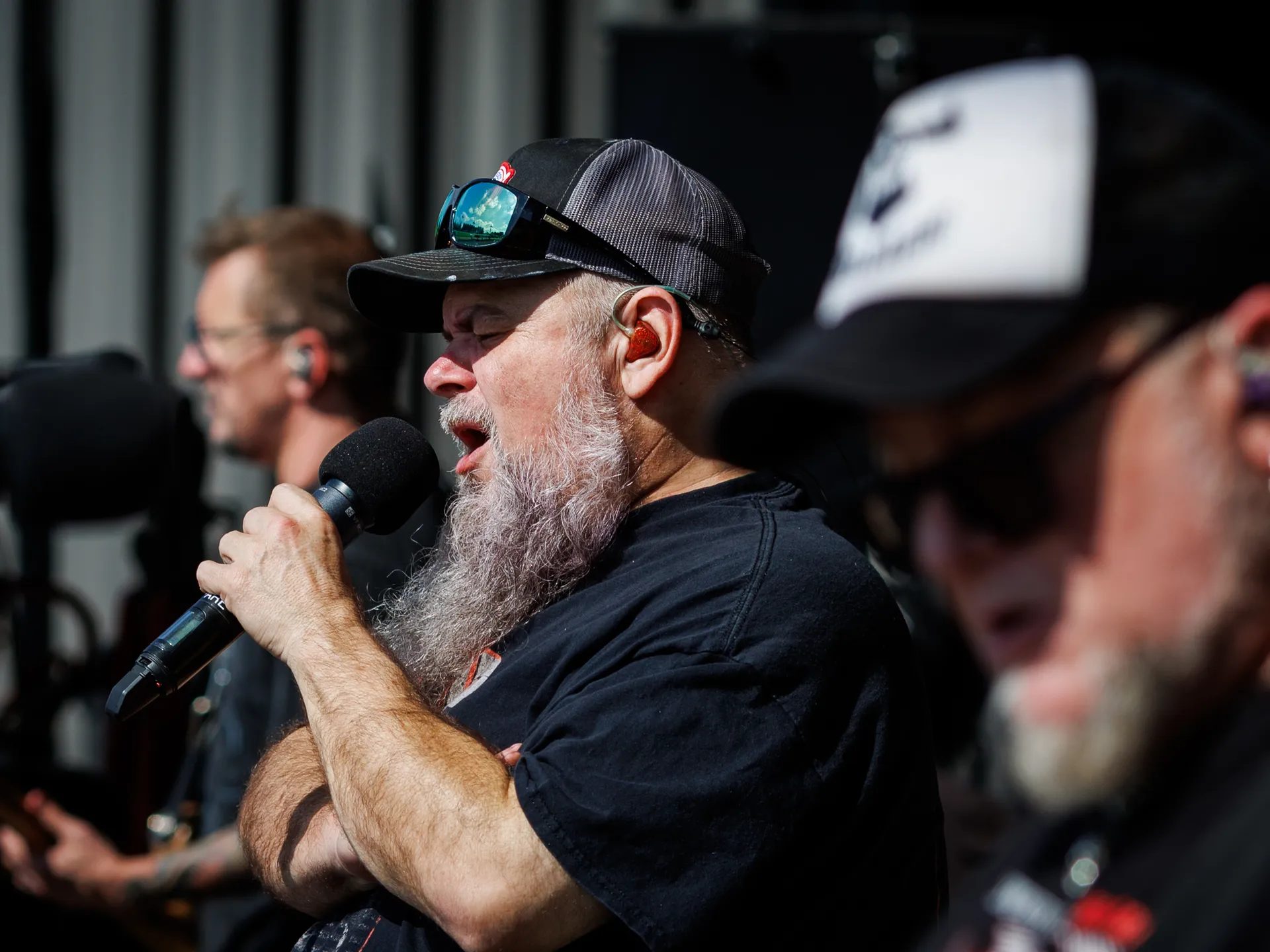 Joy and happiness radiate when GWAR and Lamb of God return to Richmond 16 Mike Bishop, Blöthar the Berserker's human thrall, is seen testing a microphone during a GWAR soundcheck on July 24, 2025 in Richmond.