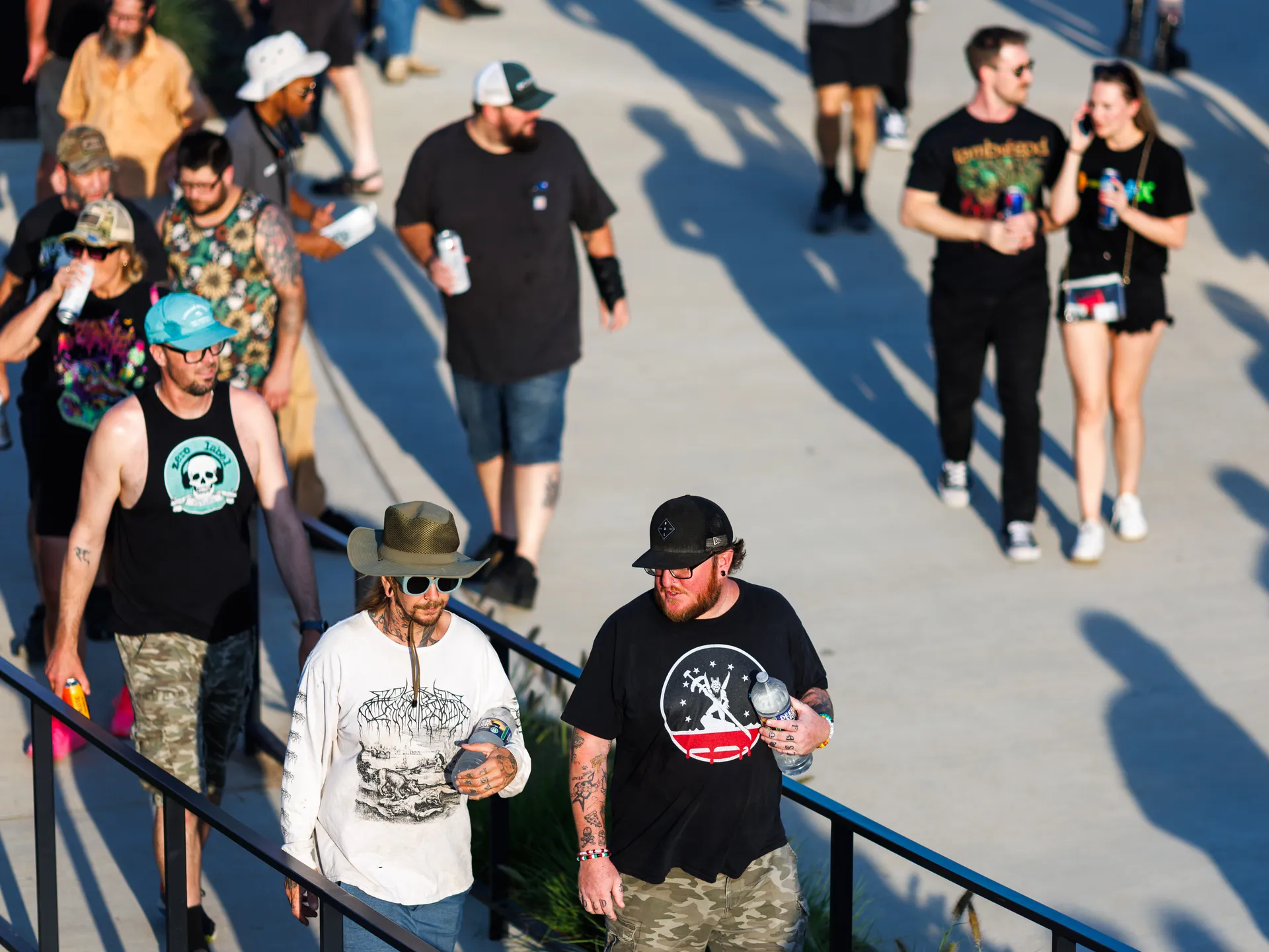 Joy and happiness radiate when GWAR and Lamb of God return to Richmond 21 Attendees arrive ahead of a performance at Richmond's Allianz Amphitheater where Hatebreed, GWAR and Lamb of God were performing.