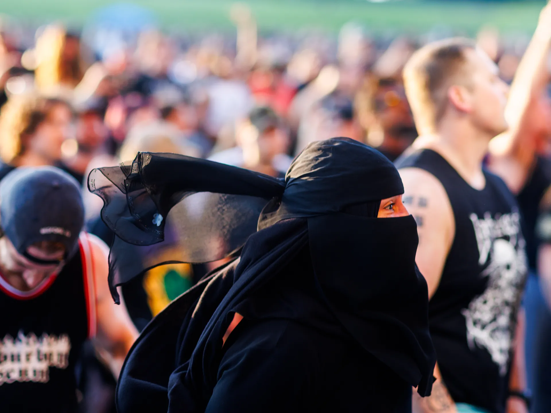 Joy and happiness radiate when GWAR and Lamb of God return to Richmond 24 Danielle Alamrani, of Brooklyn dances in a mosh pit during a Hatebreed performance in Richmond.