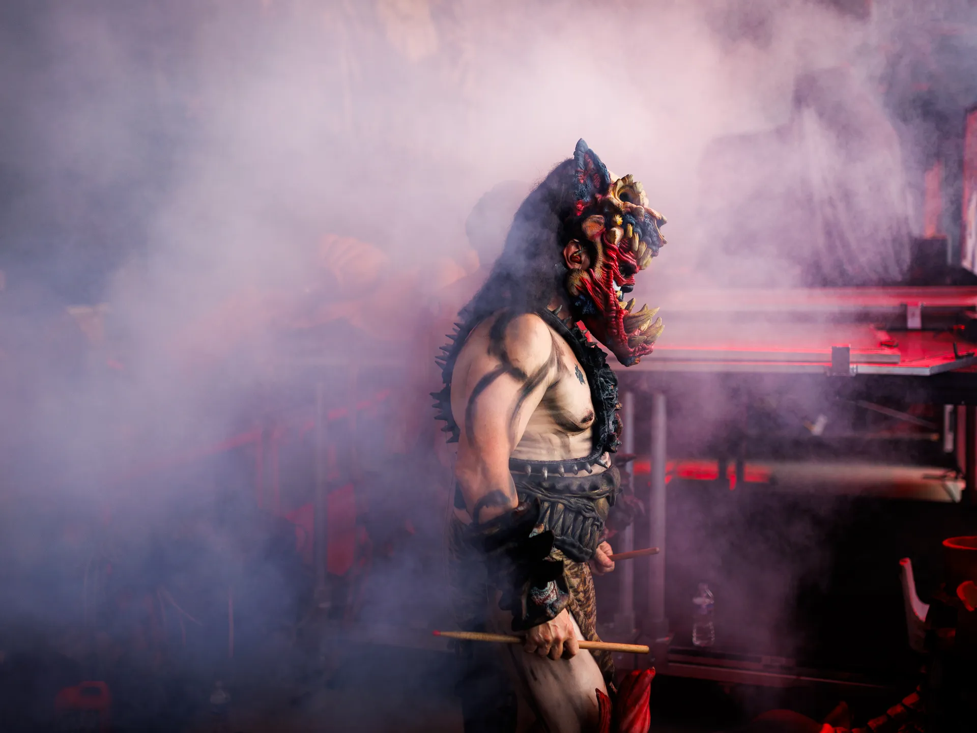 Joy and happiness radiate when GWAR and Lamb of God return to Richmond 28 Jizmak Da Gusha takes the stage ahead of a GWAR performance in Richmond on July 24, 2025.