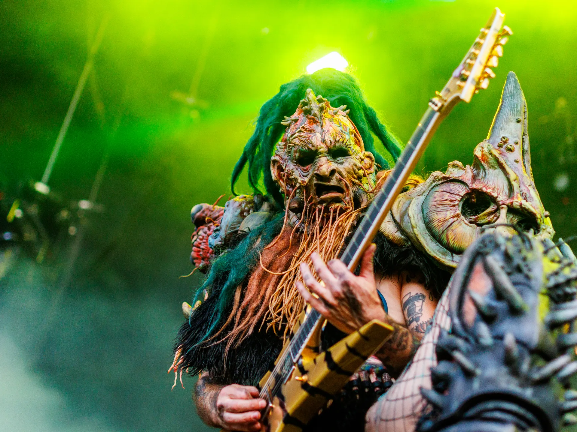 Joy and happiness radiate when GWAR and Lamb of God return to Richmond 31 Grodius Maximus performs during a GWAR set at Allianz Amphitheater in Richmond on July 24, 2025.