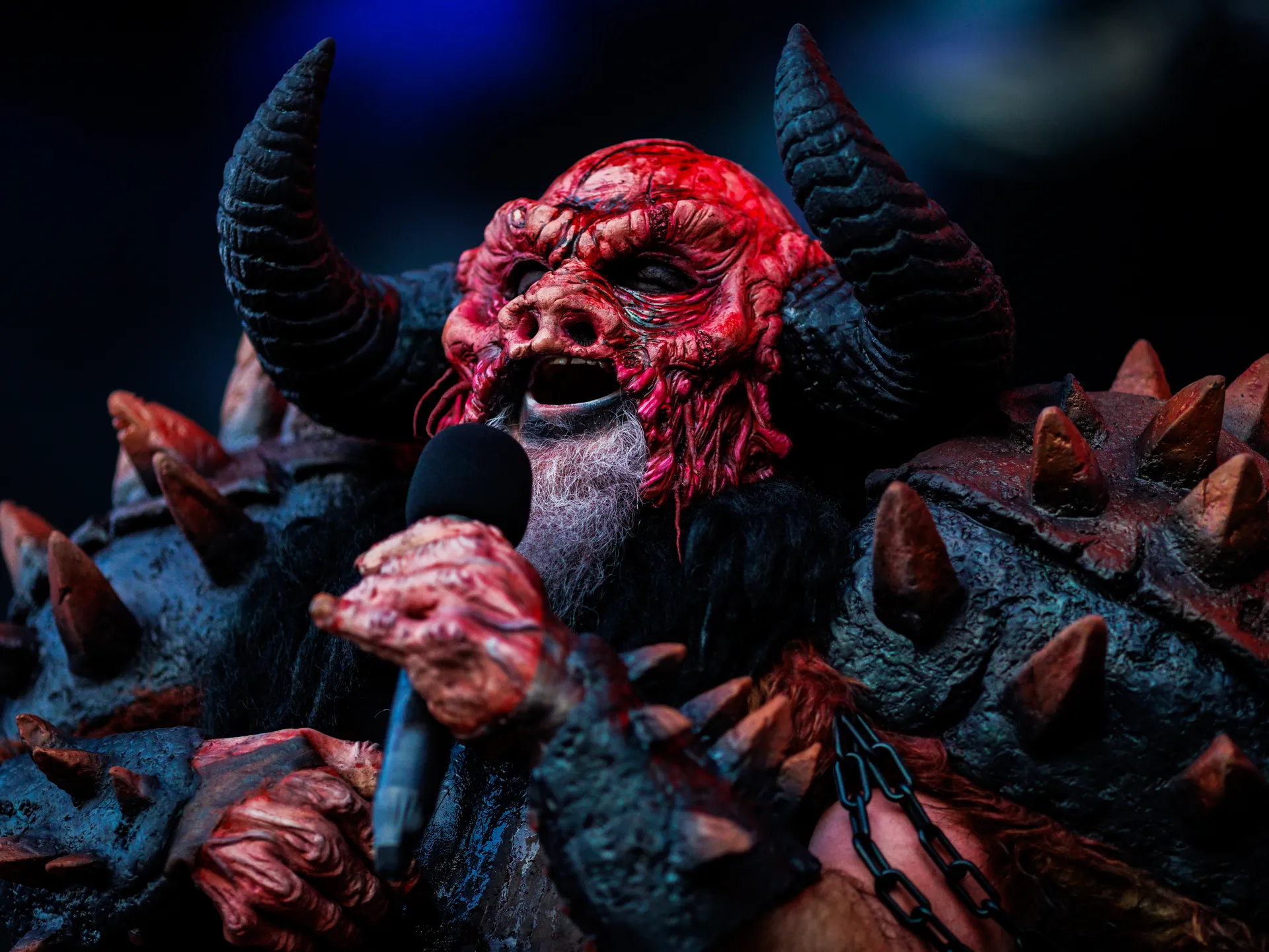 Joy and happiness radiate when GWAR and Lamb of God return to Richmond 36 Blöthar the Berserker performs during GWAR's first concert at Allianz Ampatheather on Thursday, July 24, 2025 in Richmond, Virginia.
