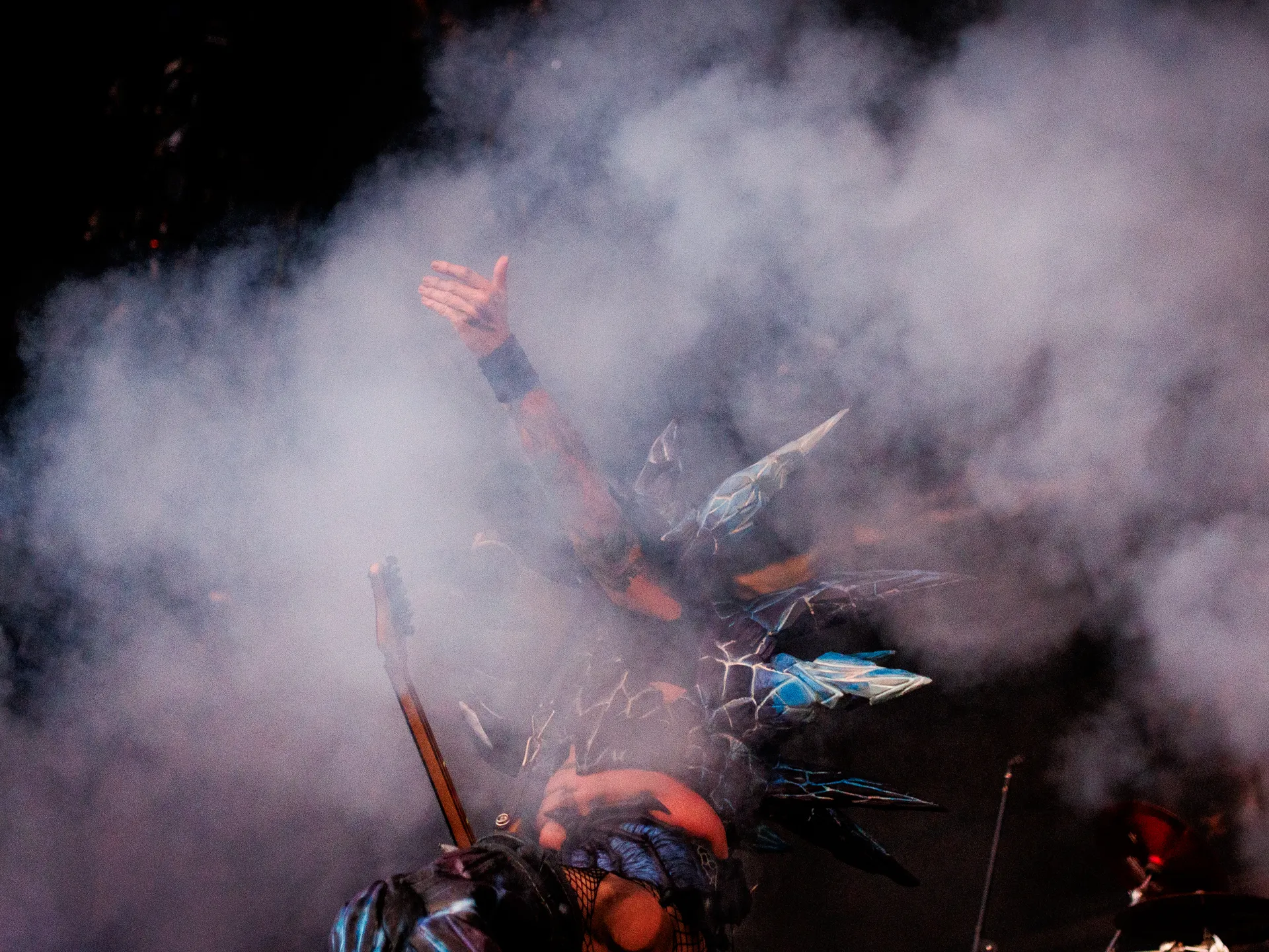 Joy and happiness radiate when GWAR and Lamb of God return to Richmond 41 Balsac the Jaws of Death gets the crowd going as GWAR performs a set at Allianz Amphitheater.