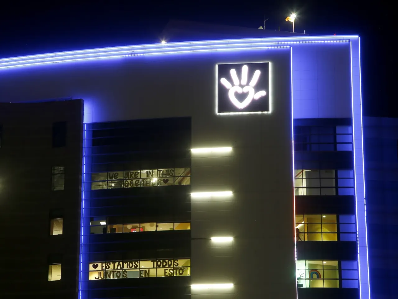 Phoenix Children's Hospital, pictured during the pandemic on April 15, 2020, stands to lose $172 million a year, its chief executive says.