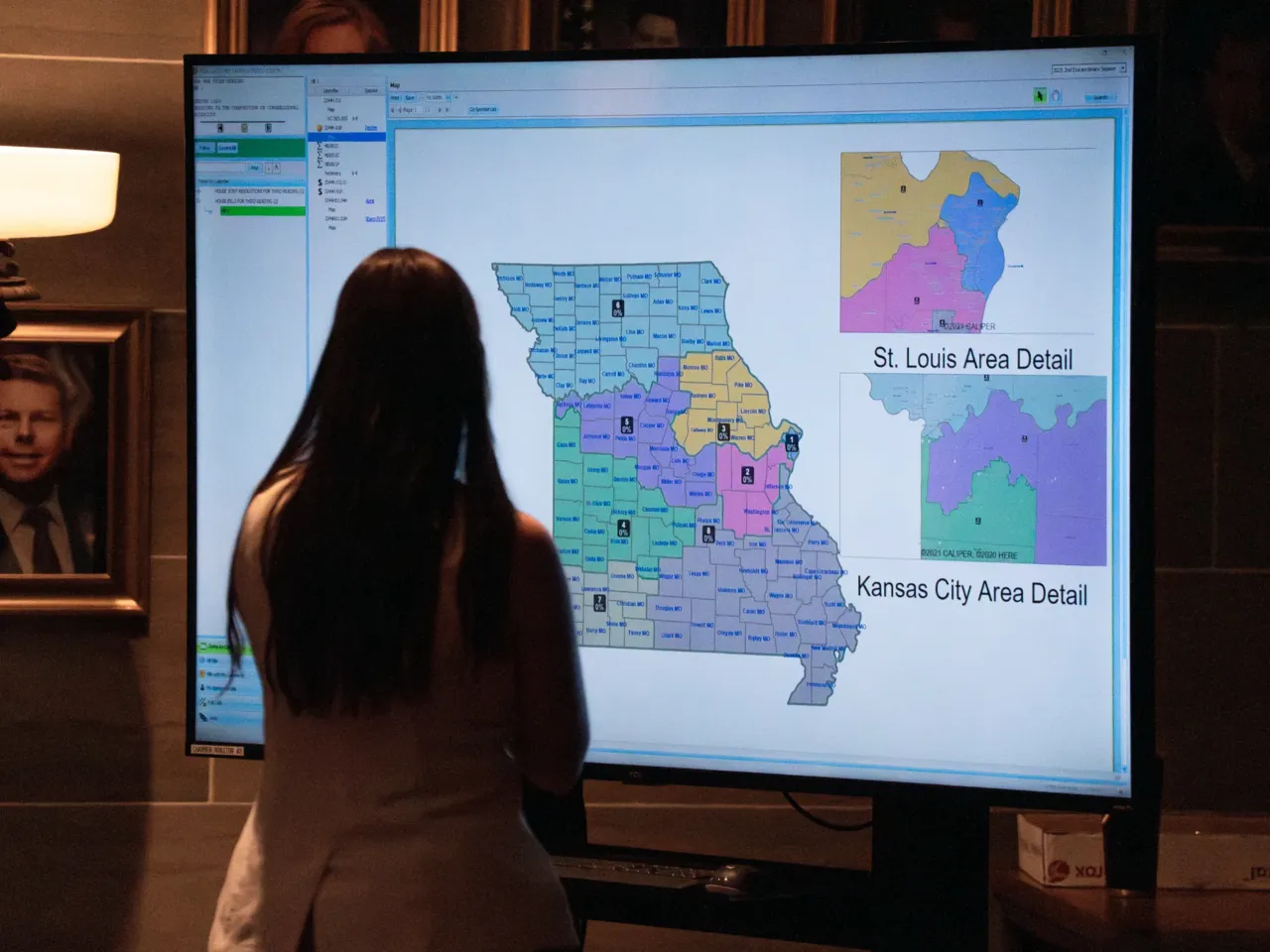After Missouri, what state is next? A redistricting race started by Trump continues 1 The new Missouri congressional map was on display in the state House on Tuesday in Jefferson City. It's been challenged in court but if enacted it could help Republicans win a seat now held by a Democrat.