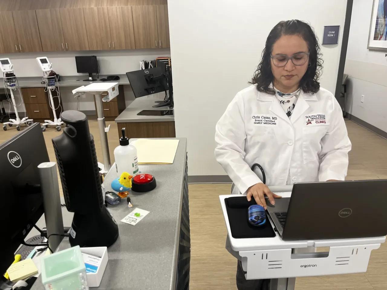 On Texas border, uninsured people stress the health system. It's set to get worse 2 Dr. Chris Casso grew up in McAllen, Texas, and now practices family medicine there. Her sister died at age 45 because she couldn't afford health insurance to treat her heart disease and diabetes.