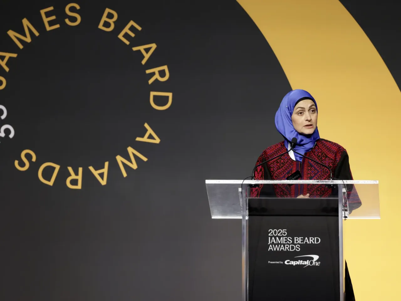 A question of intent: Is what's happening in Gaza genocide? 6 Laila Elhaddad, one of the plaintiffs in a lawsuit that charged the Biden administration with responsibility for the "unfolding genocide" in Gaza, speaks at an awards ceremony on June 14 in Chicago.