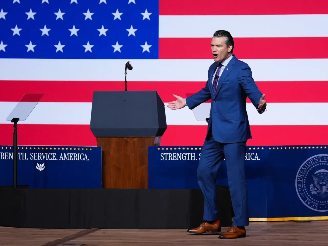 U.S. exempts oil industry from protecting Gulf animals, for 'national security' 1 Although Defense Secretary Pete Hegseth, pictured here at Quantico, Va., asked the Interior Department to call the meeting of the God Squad, he is not a member of the committee. It includes the heads of the Departments of Agriculture, Department of the Interior, Department of the Army, Council of Economic Advisors, Environmental Protection Agency and National Oceanic and Atmospheric Administration.