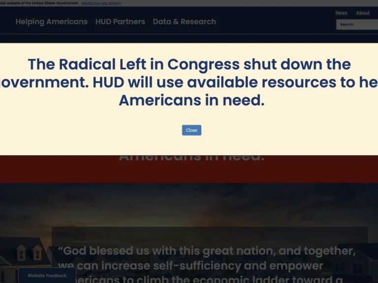 Trump administration uses taxpayer dollars to blame Democrats for government shutdown
