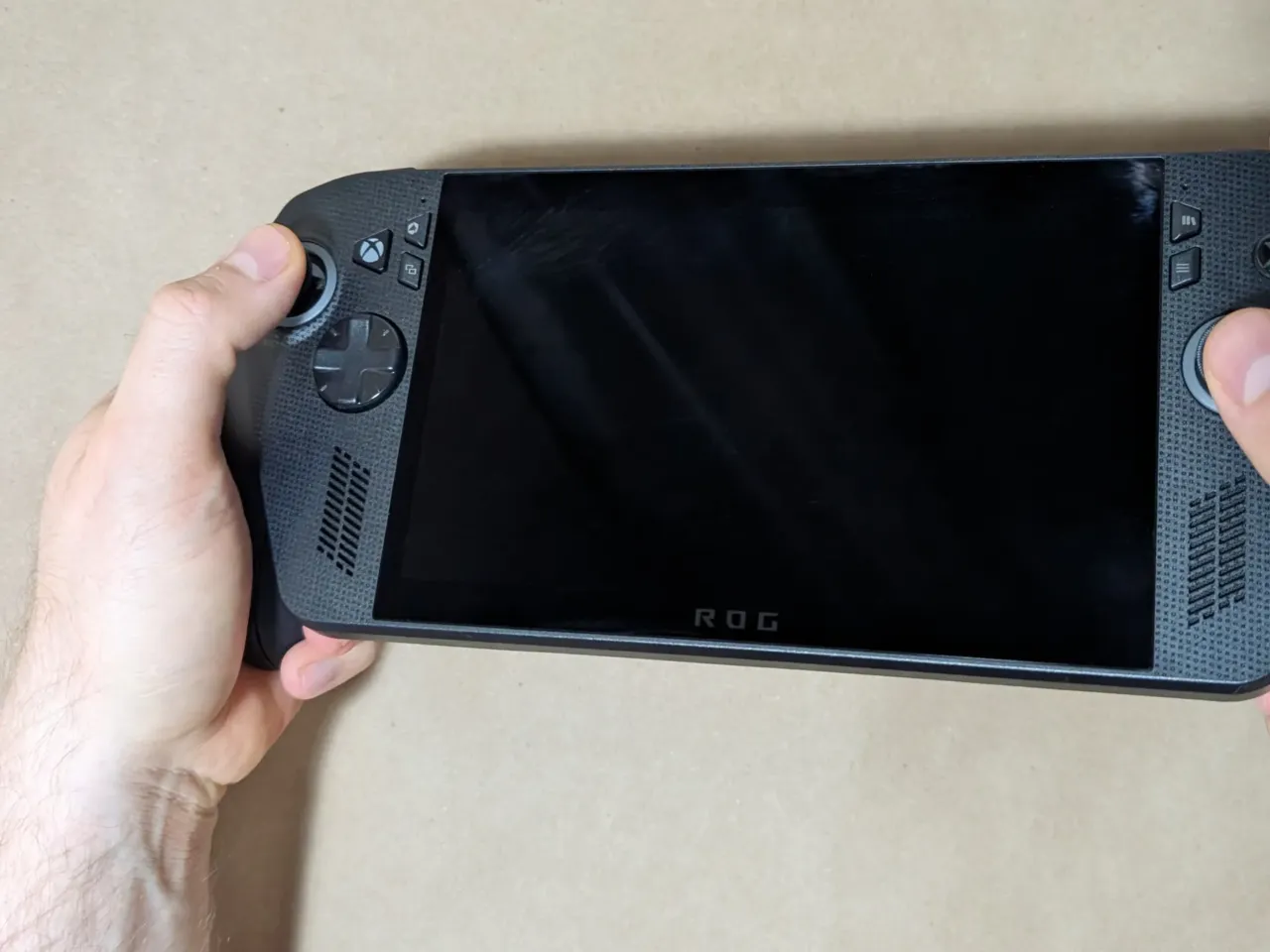 ROG Xbox Ally X sells out, despite disdain for shifts in Microsoft's gaming strategy 1 My fingers struggled to hold the sides of the Xbox Ally X comfortably, as they'd end up squished between the controller grips and blocky edge of the device.