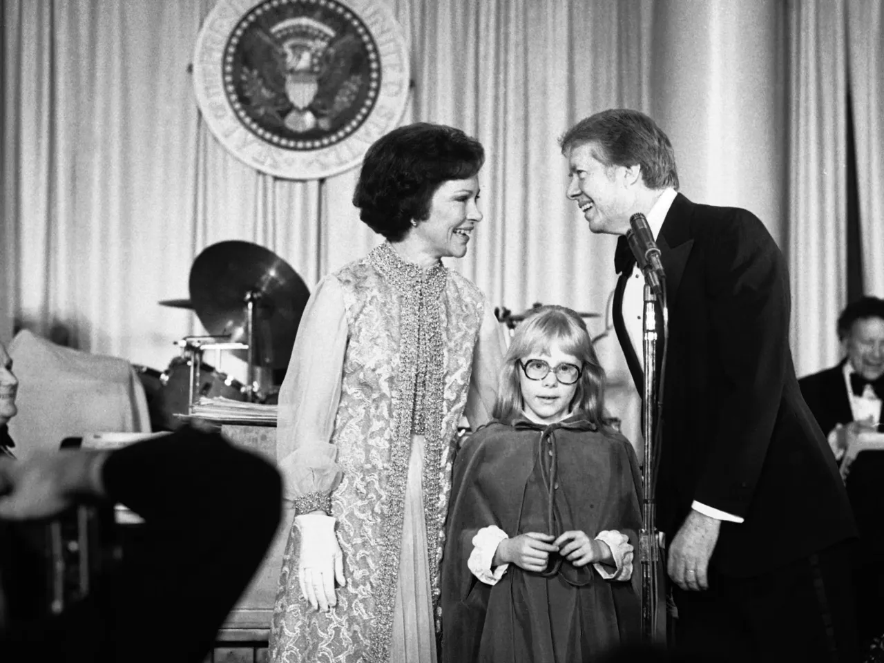 The East Wing gave women space to thrive in the White House — here's why 3 President Jimmy Carter and first lady Rosalynn Carter pictured with their daughter Amy at an inaugural ball in Washington on Thursday, Jan. 20, 1977.