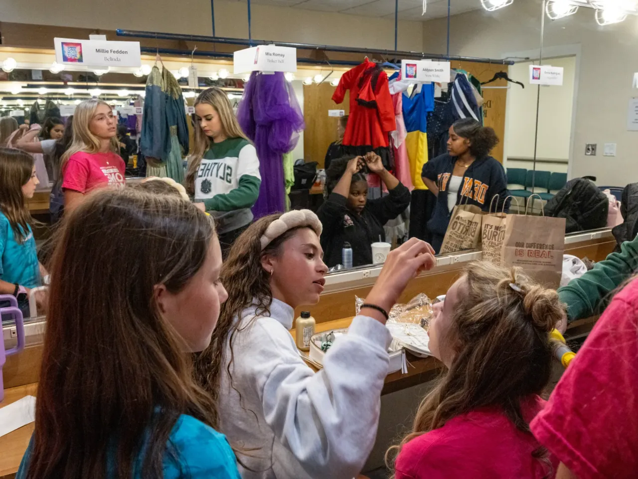 When Broadway flops get a second life as student musicals 1 Students backstage during a rehearsal. The junior version of Once Upon a One More Time is meant for young teens and tweens.