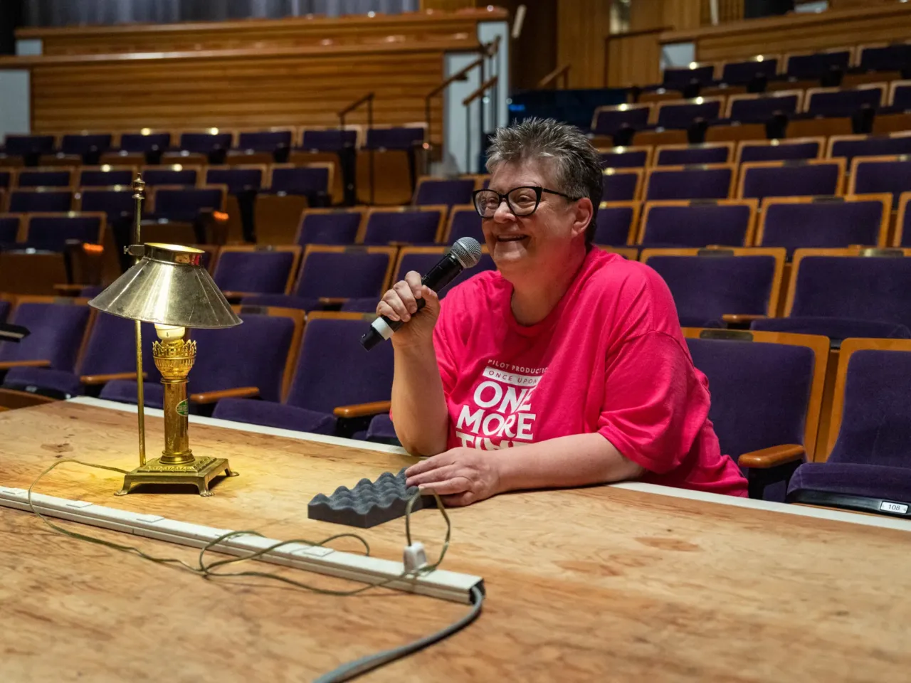 When Broadway flops get a second life as student musicals 4 Holder watches rehearsals from her makeshift desk in the middle of the house. "Students are drawn to theater because it is a place of belonging and a place to be heard," she says.