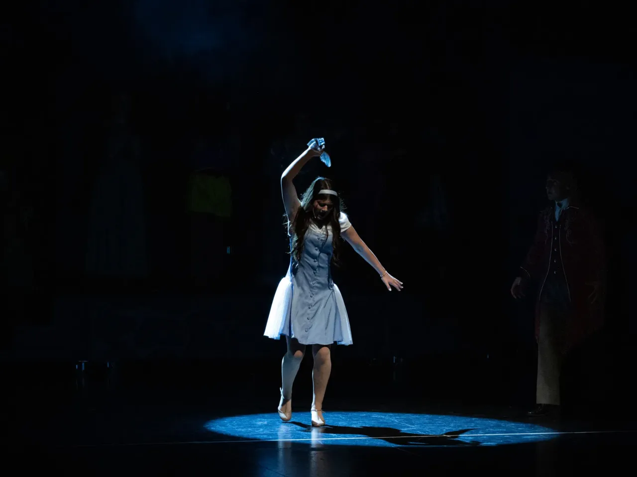 When Broadway flops get a second life as student musicals 8 Sound effects and lighting design create the illusion of Cinderella smashing her glass slipper — and breaking out of her fairytale. It's basically a metaphor for the whole show.