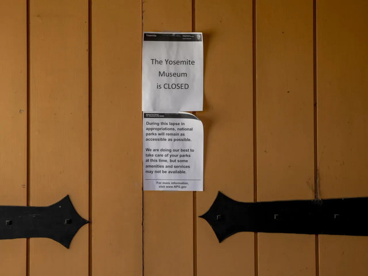 The federal government is still shut down. Here's what that means across the country 5 A temporary closure sign at the Yosemite Museum amid the ongoing federal government shutdown in Yosemite National Park, Calif., on Oct. 31.