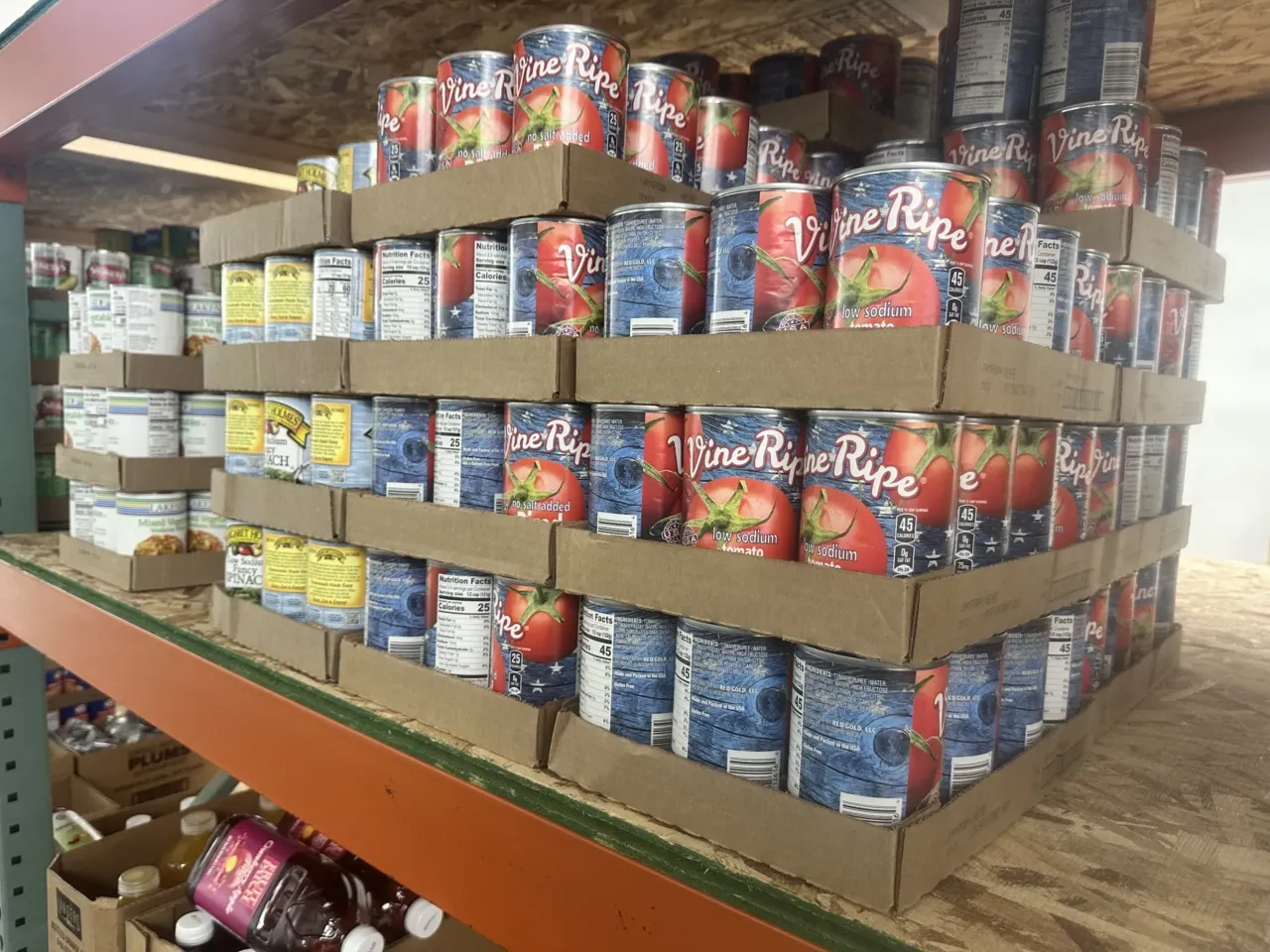 SNAP was restored, but many indigenous Americans still struggle with food insecurity 5 Canned goods available through the commodities program on the Flathead Reservation in St. Ignatius, Montana.