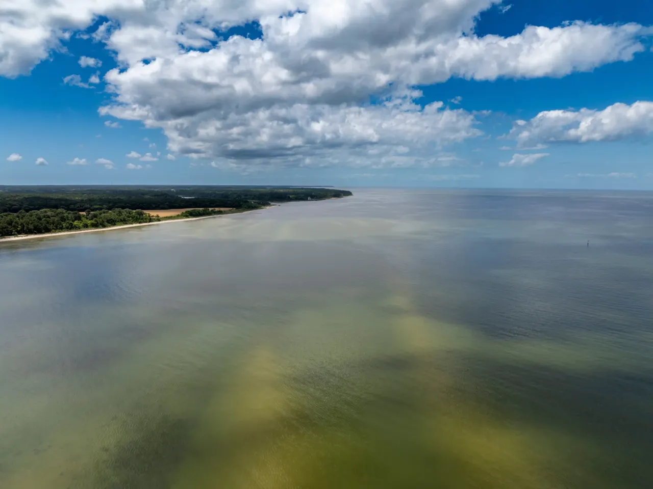 The Chesapeake Bay along Virginia's Eastern Shore near Machipongo.