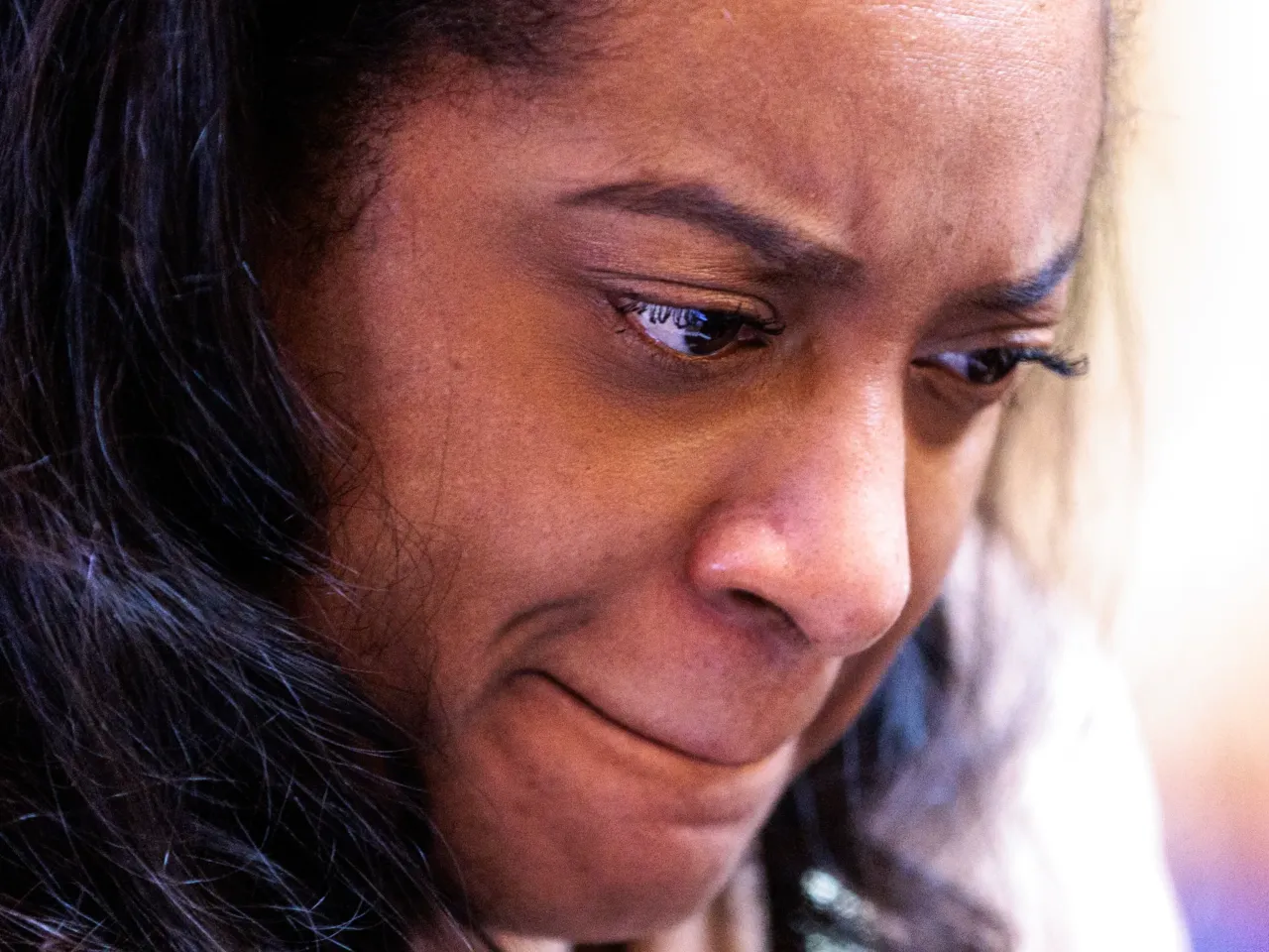 Sen. Jennifer Carroll Foy, D-Prince William, works on her computer during a General Assembly session on Tuesday, March 5, 2024 in Richmond, Virginia.