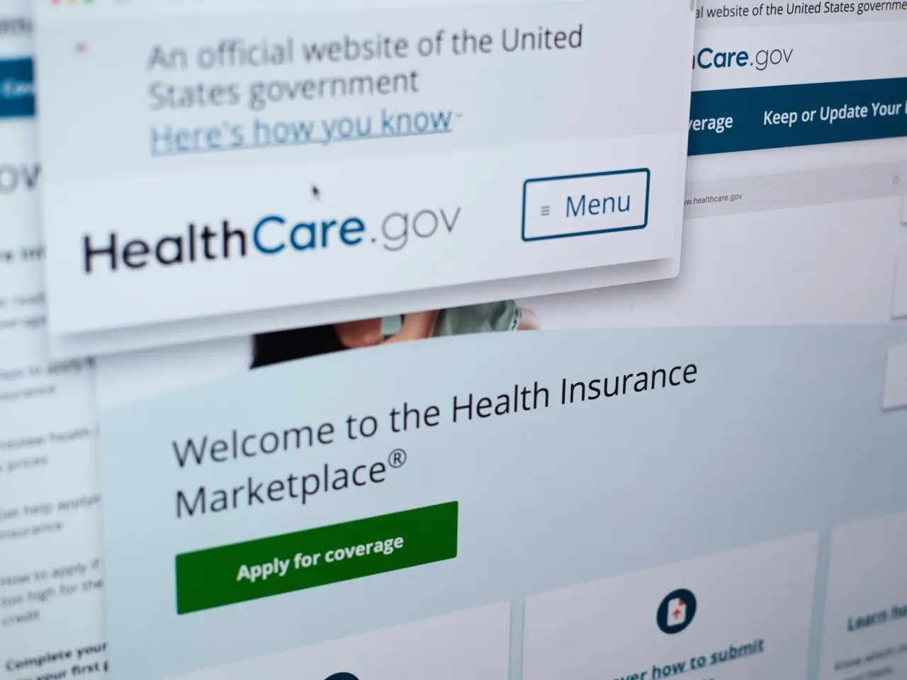 Pages from the U.S. Affordable Care Act health insurance website healthcare.gov are seen on a computer screen in New York, Aug. 19, 2025. (AP Photo/Patrick Sison, File)