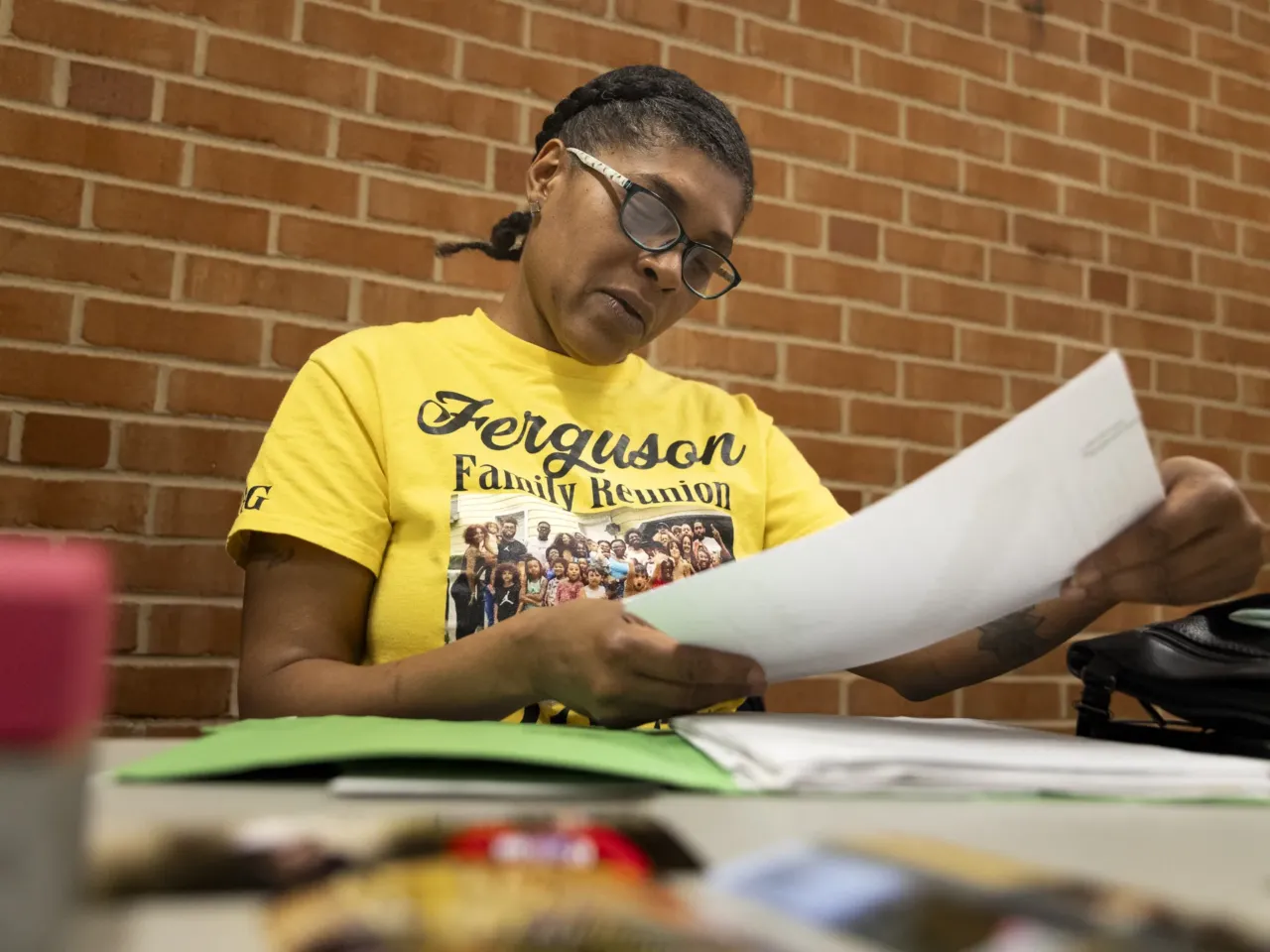 How systemic failures turn state mental hospitals into prisons 4 Tyeesha Ferguson looks through police reports, court files, and hospital records for her son, Quincy Jackson III.