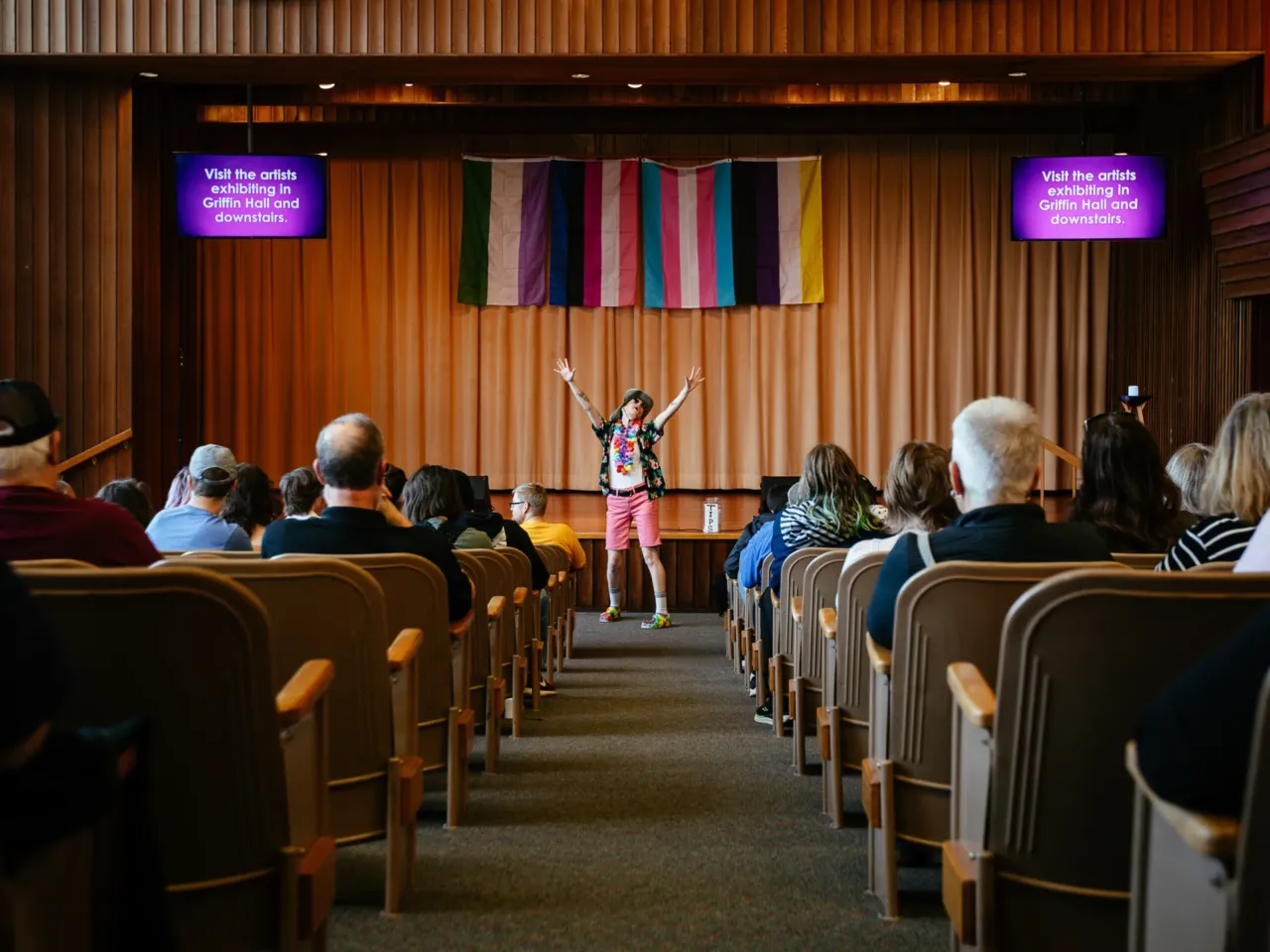 2025: The images that stayed with us 12 Drag artist Dixon gives an all-ages performance at the First Unitarian Church's 5th annual Trans Lives Festival on March 29, 2025 in Des Moines, Iowa.
