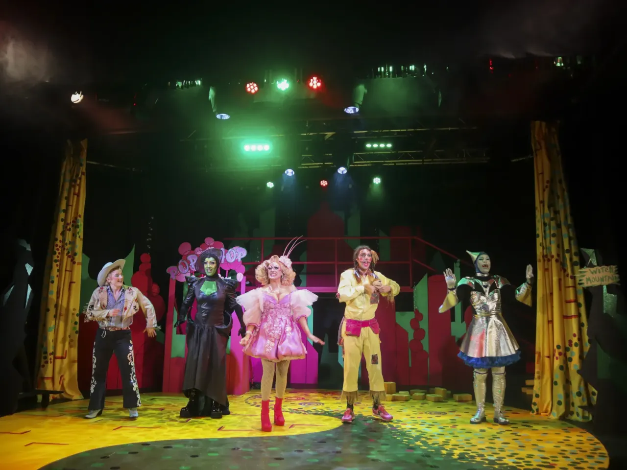 'It's behind you!' How Britain goes wild for pantomimes during the holidays 2 Characters perform on stage at the Wicked Witches pantomime in north London, on Dec. 6.