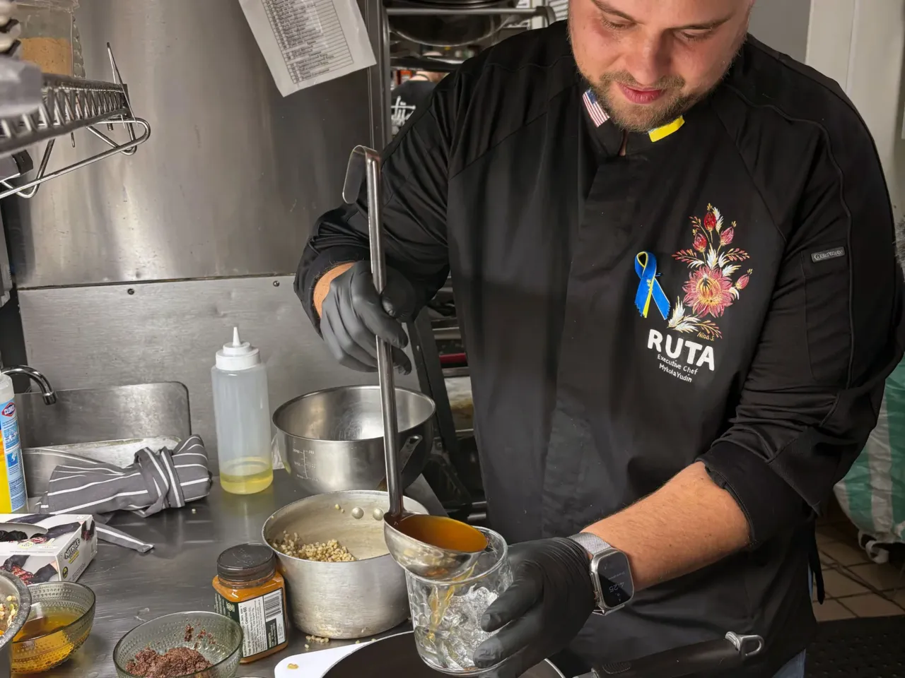 Out with the mayo: How Ukrainians reclaim holiday food 1 Mykola Yudin, head chef at the Ukrainian restaurant Ruta in Washington, D.C., has started embracing traditional food and recipes.