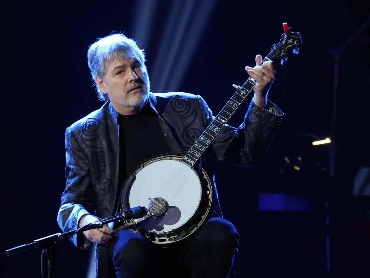 Béla Fleck performs onstage during the 67th Annual Grammy Awards Premiere Ceremony at Peacock Theater on Feb. 2, 2025 in Los Angeles.